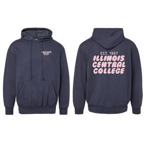 SWEATSHIRT HOODED BUBBLE PUFF TEXT